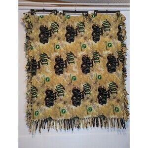 John Deere Tractor Frilled Blanket 46" x 40"